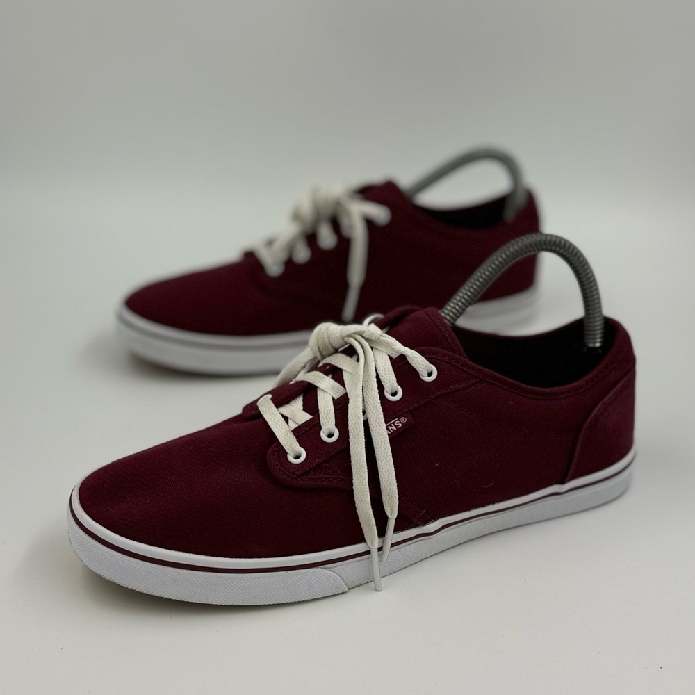 Vans burgundy authentic women’s size 9